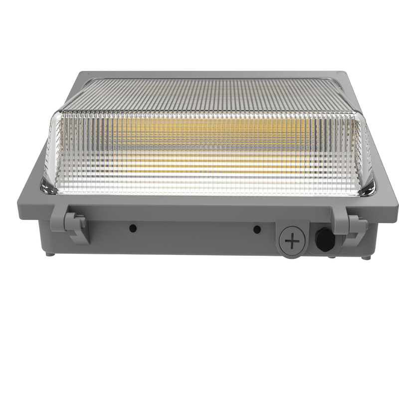 Aluminum Housing LED Wall Pack Light with 80W/100W/120W Selectable Power and 3000K/4000K/5000K Selectable CCT IP65 Waterproof Outdoor Lighting