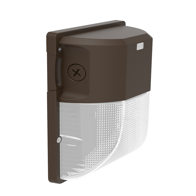 18W 25W 30W Selectable LED Wall Pack Light with Dimmable 0-10V and 3000K/4000K/5000K Selectable Mini Wall Pack