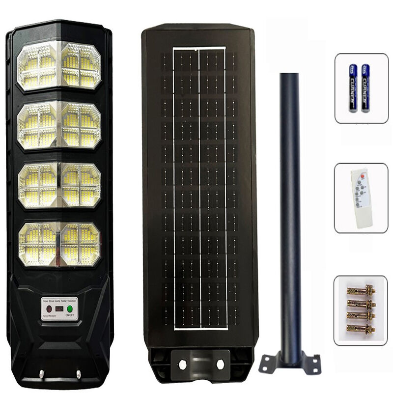 300W Waterproof IP65 LED Solar Street Light with Motion Sensor for Parking Lot and Driveway Security