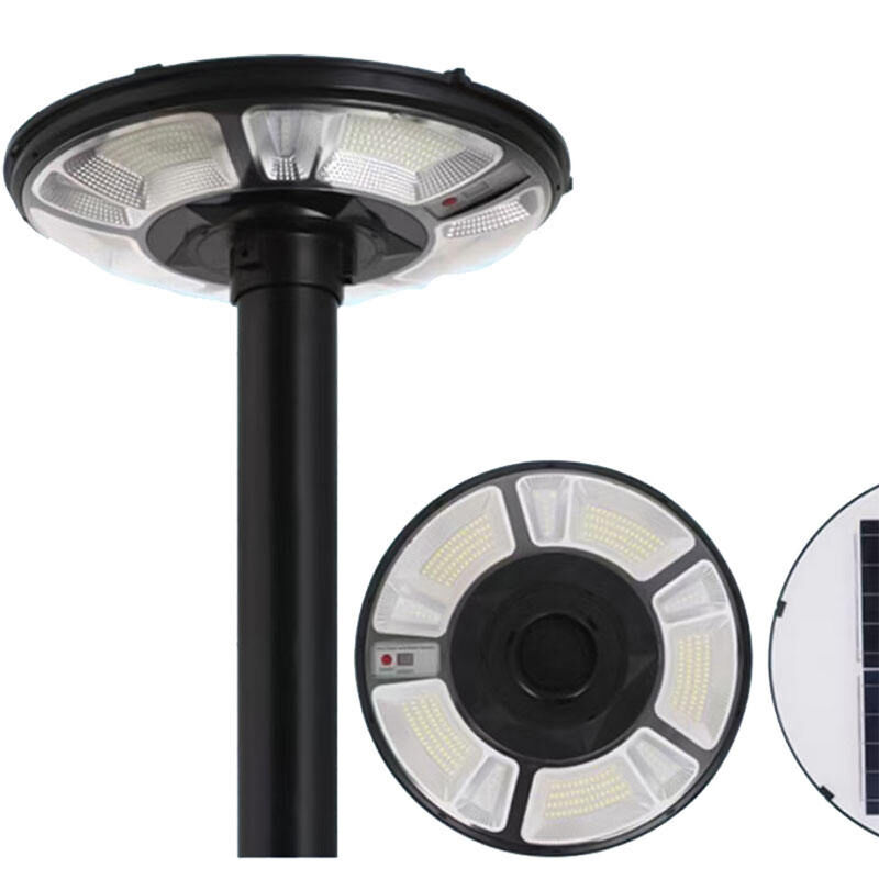 Éclairage de rue solaire de 500 W avec batterie de 18000 mAh et étanche IP65 pour jardin extérieur et éclairage de cour
