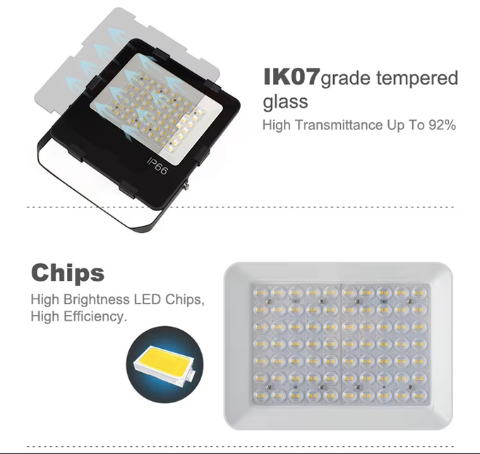 400W Exterior Flood Lights IP66 Waterproof Led Spot Lights Outdoor 150LM/W Aluminum Alloy 1