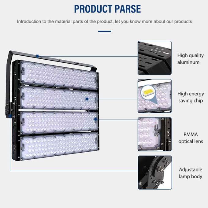 High Pole 200W LED Stadium Light With Different Beam Angle CE ROHS 1